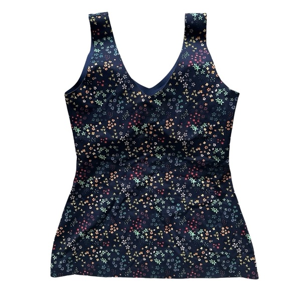 Knix Women’s Small Navy Wildflower Evolution Tank - Picture 2 of 7